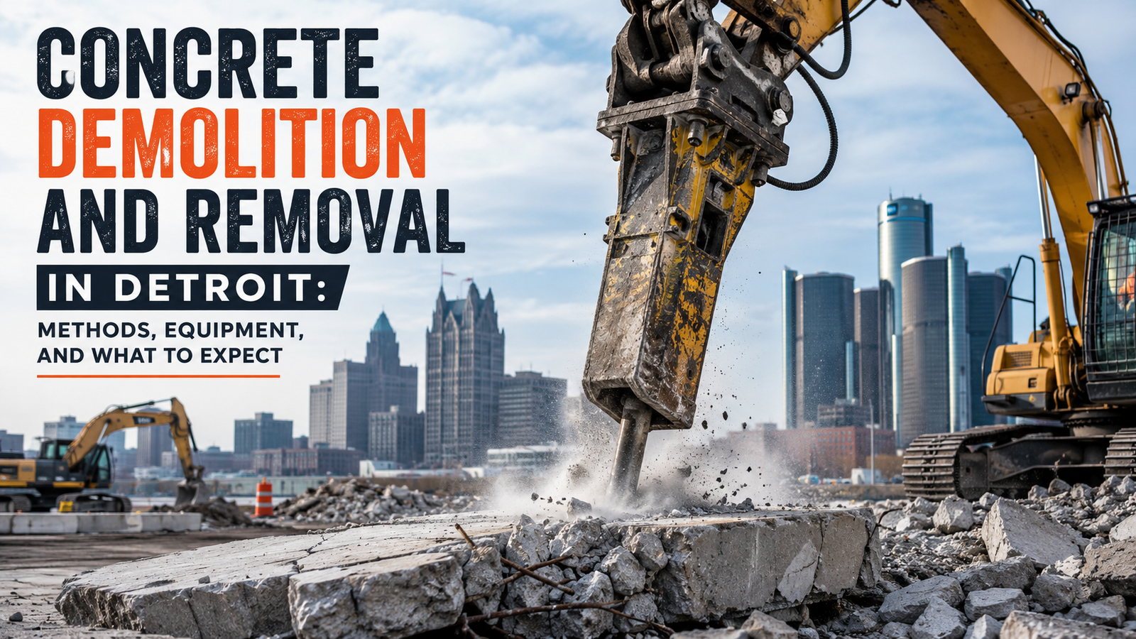 Concrete Demolition and Removal in Detroit: Methods, Equipment, and What to Expect